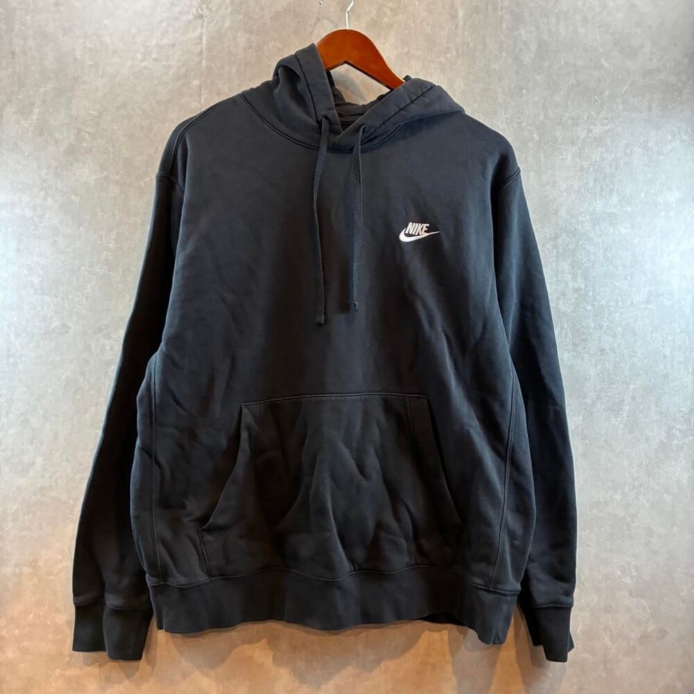 Nike Men's Black and Grey Hoodie